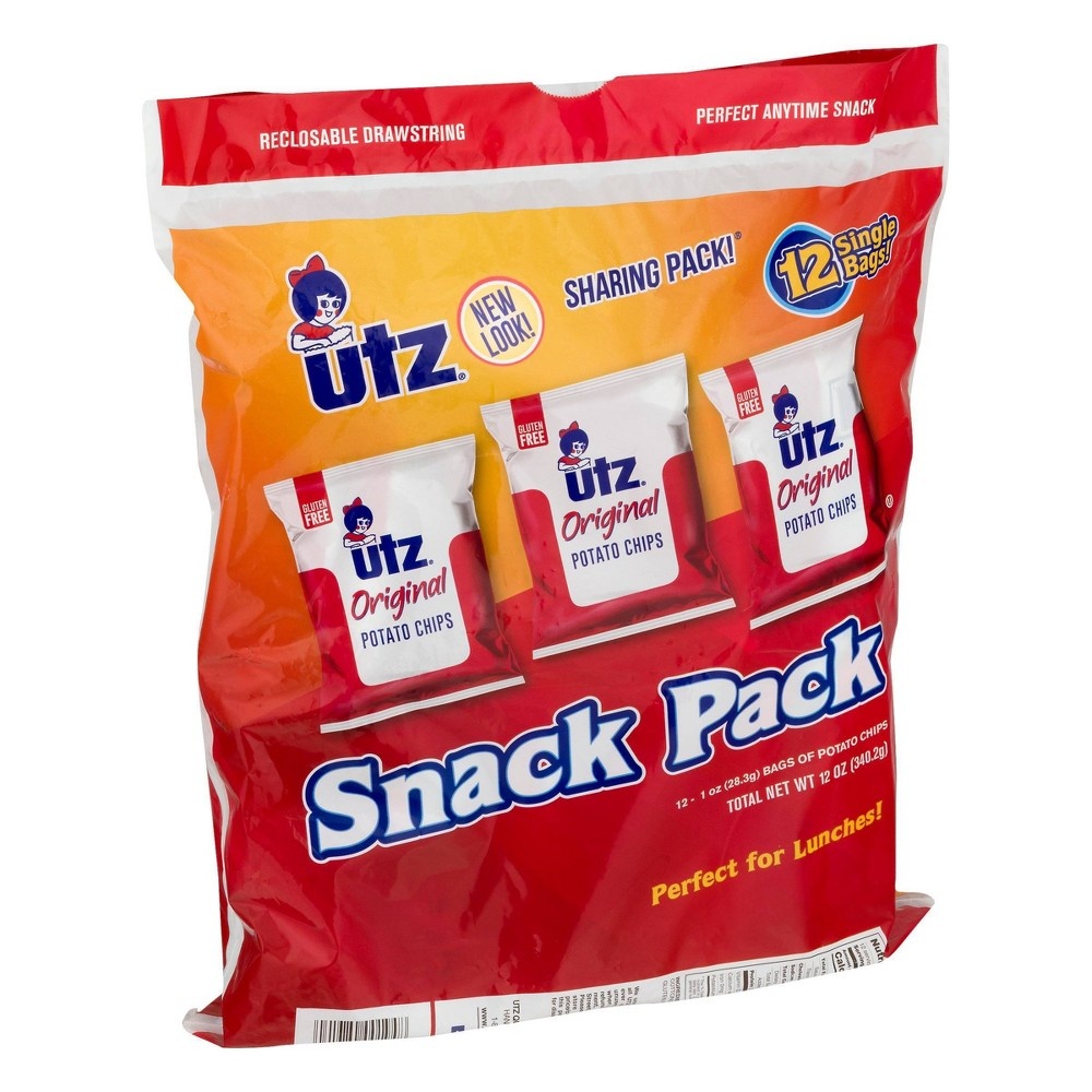 slide 2 of 3, Utz Potato Chips Snack Pack, 12 ct; 12 oz