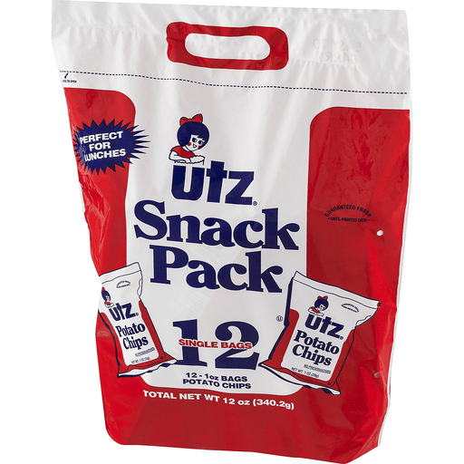 slide 3 of 3, Utz Potato Chips Snack Pack, 12 ct; 12 oz