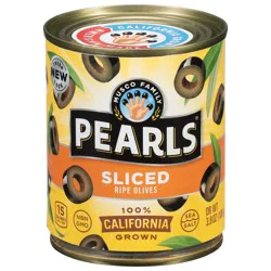 Pearls Sliced Ripe Olives 3.8 oz