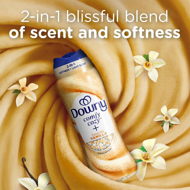 slide 6 of 10, Downy Comfy Cozy + Toasted Vanilla Laundry Additive Beads - 32.2oz, 32.2 oz