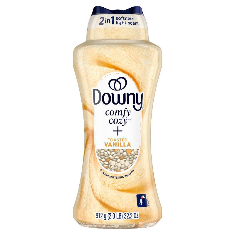 slide 5 of 10, Downy Comfy Cozy + Toasted Vanilla Laundry Additive Beads - 32.2oz, 32.2 oz