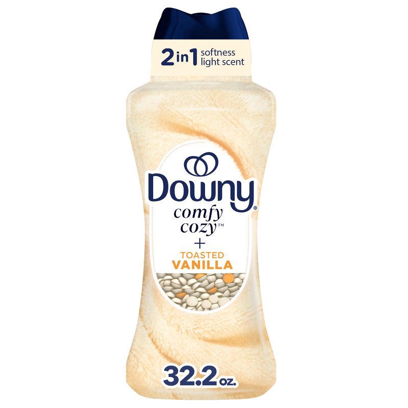 slide 1 of 10, Downy Comfy Cozy + Toasted Vanilla Laundry Additive Beads - 32.2oz, 32.2 oz
