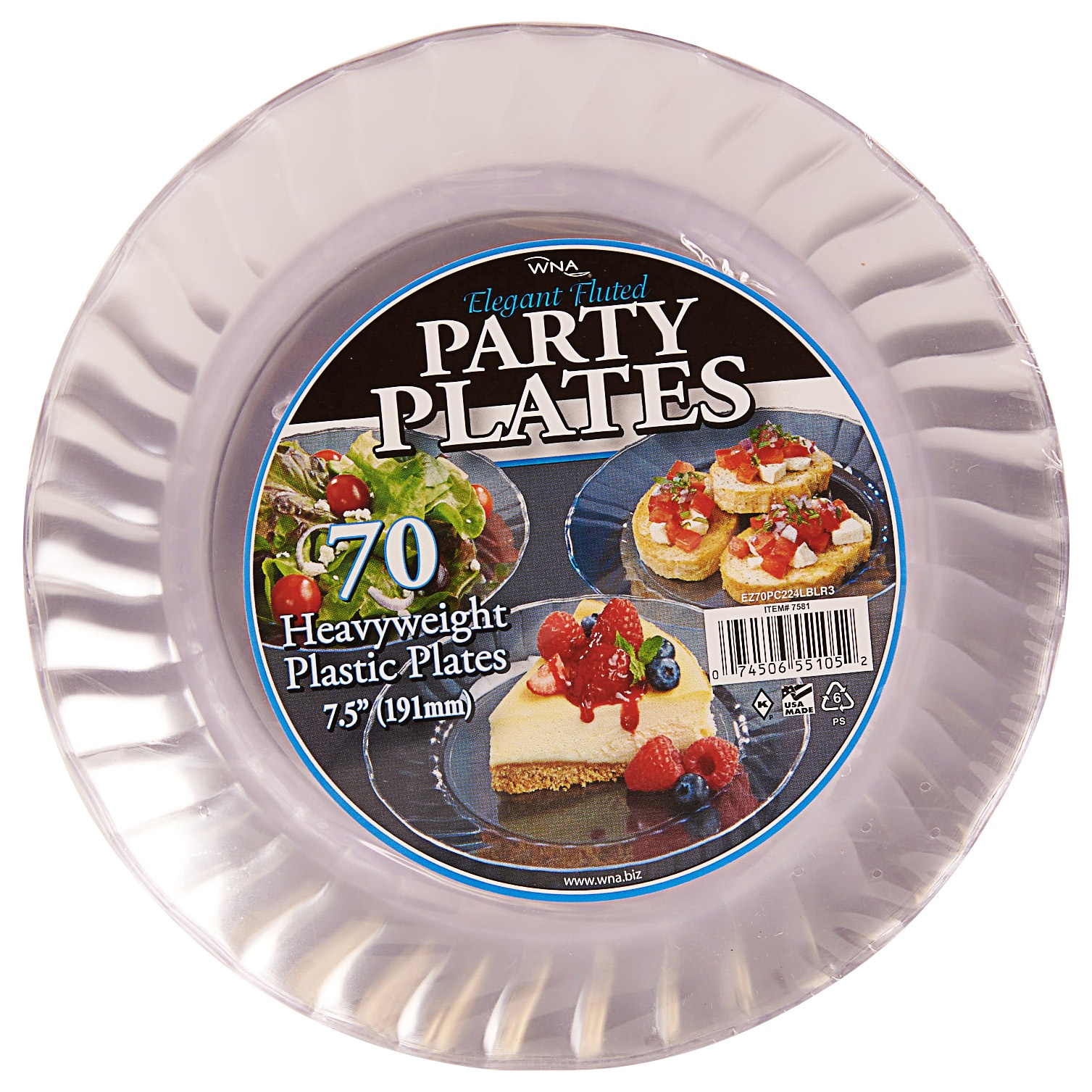 slide 1 of 1, Classicware Party Plates, 70 ct; 7.5 in