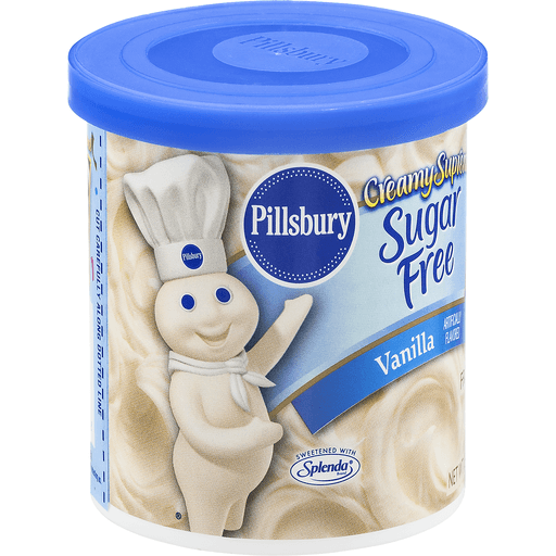 slide 6 of 9, Pillsbury Creamy Supreme Sugar-Free Vanilla Frosting, 15 oz