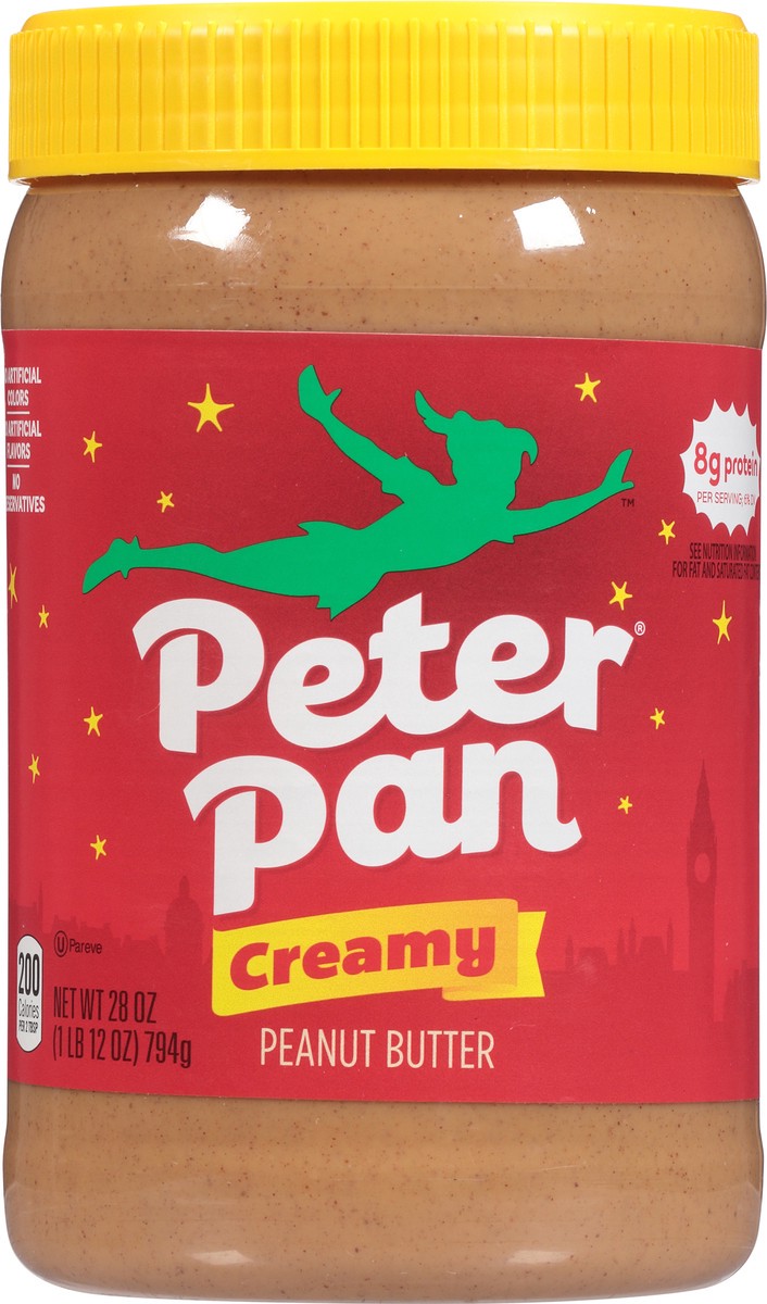 slide 5 of 9, Peter Pan Creamy Peanut Butter, 28 OZ, 28 oz