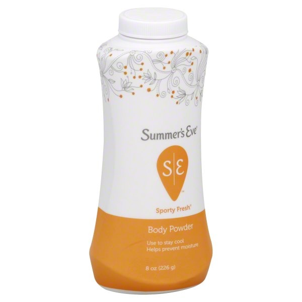 slide 1 of 1, Summer's Eve Sporty Fresh Body Powder, 8 oz