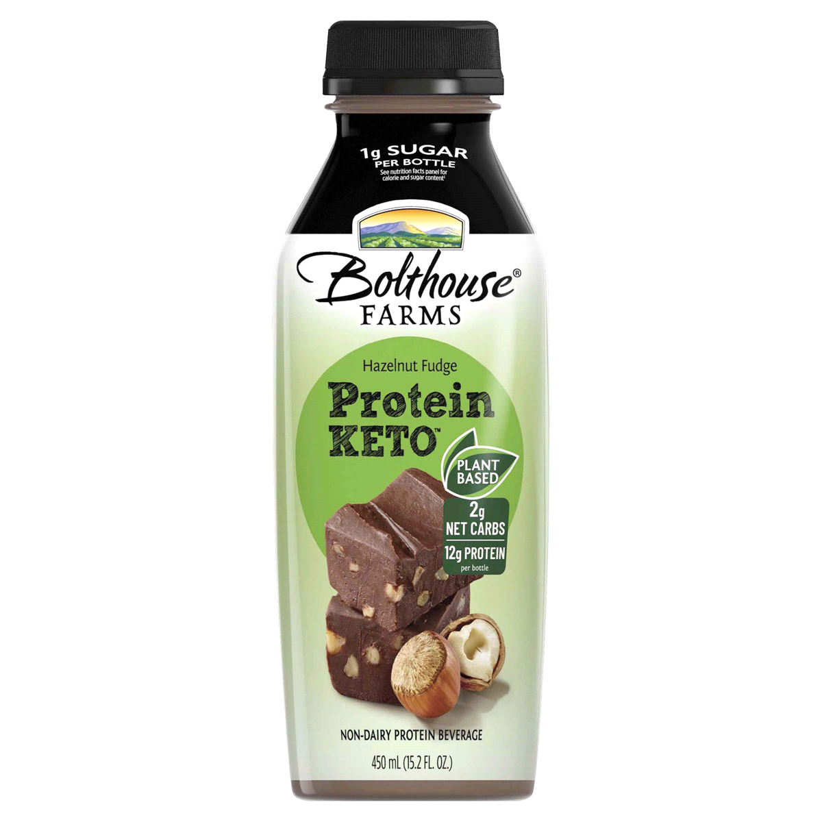 slide 1 of 1, Bolthouse Farms Protein Keto Non-Dairy Hazelnut Fudge Protein Beverage 15.2 fl oz Bottle, 15.20 fl oz