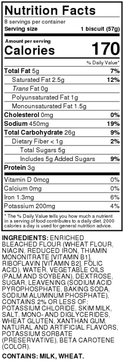 slide 4 of 9, Food Club Butter Flavored Flaky Jumbo Biscuits - 16 oz, 16 oz