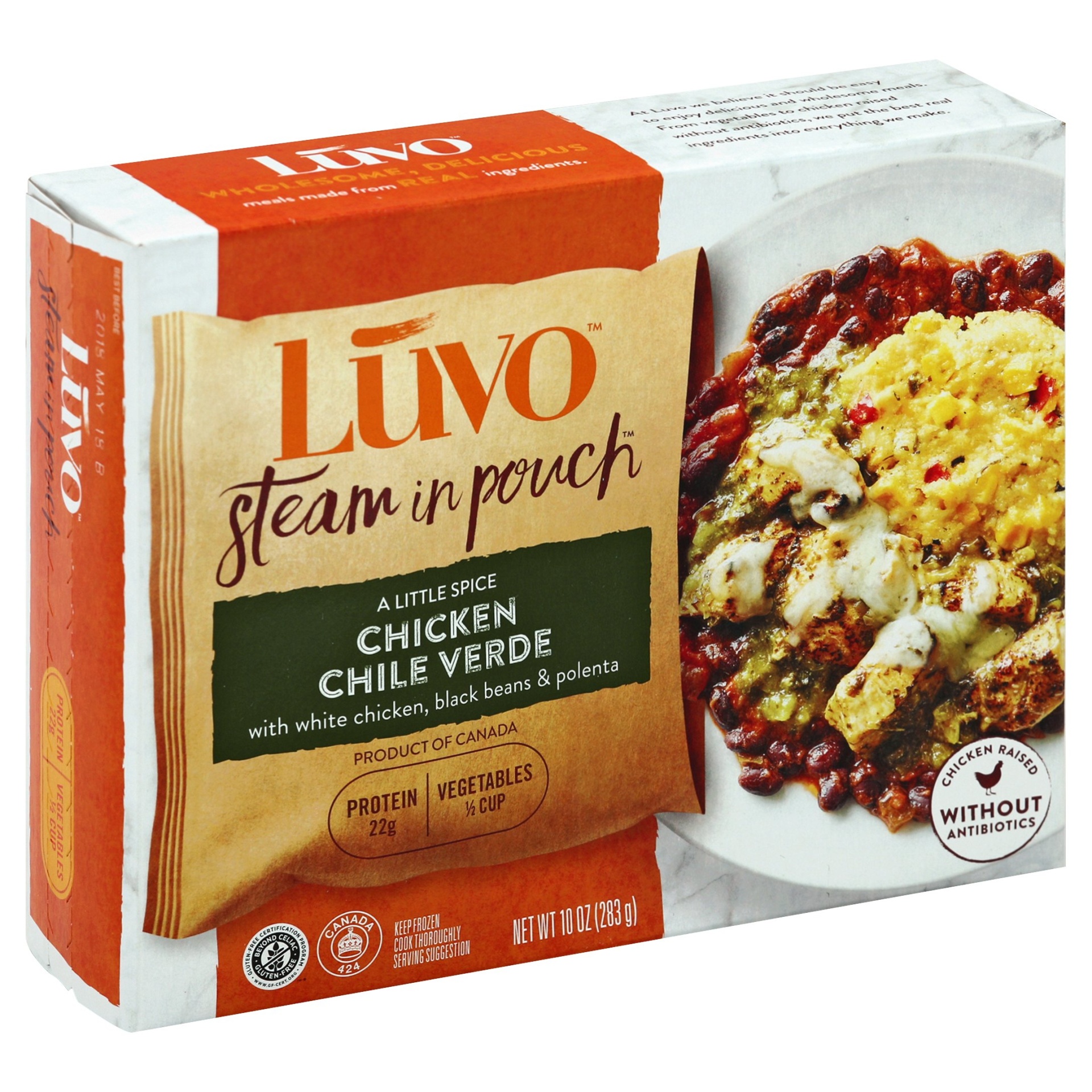 slide 1 of 4, Luvo Verde Chicken Chile, 10 oz