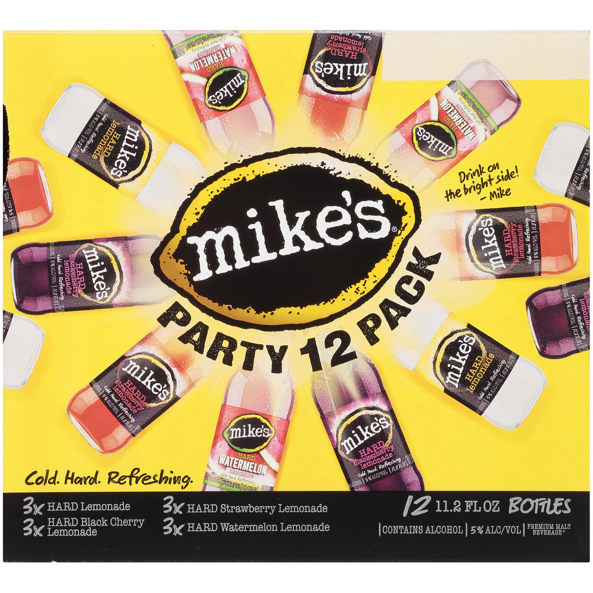 slide 2 of 5, Mike's Hard Lemonade My Party Picks Bottles, 12 ct; 11.2 oz