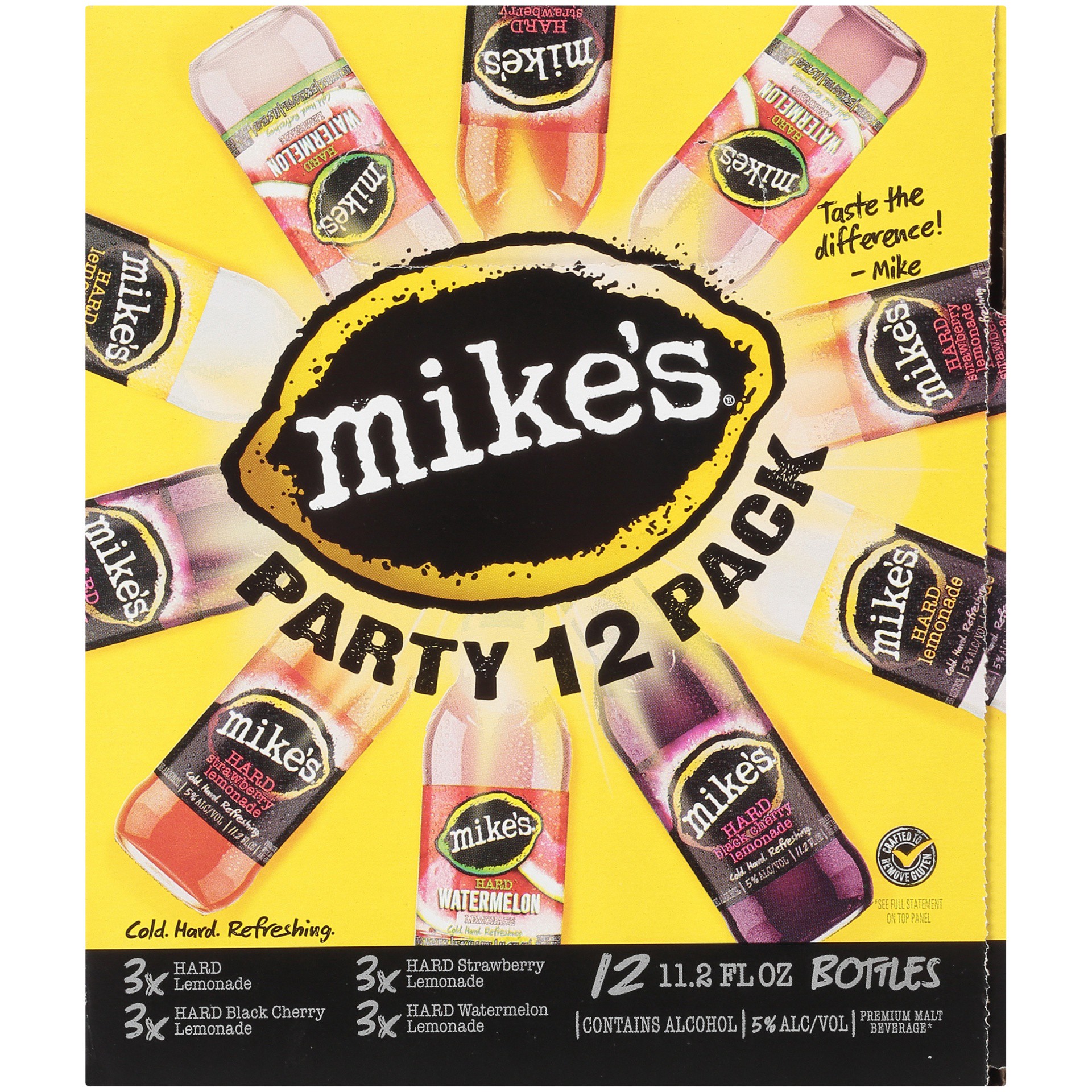 slide 5 of 5, Mike's Hard Lemonade My Party Picks Bottles, 12 ct; 11.2 oz