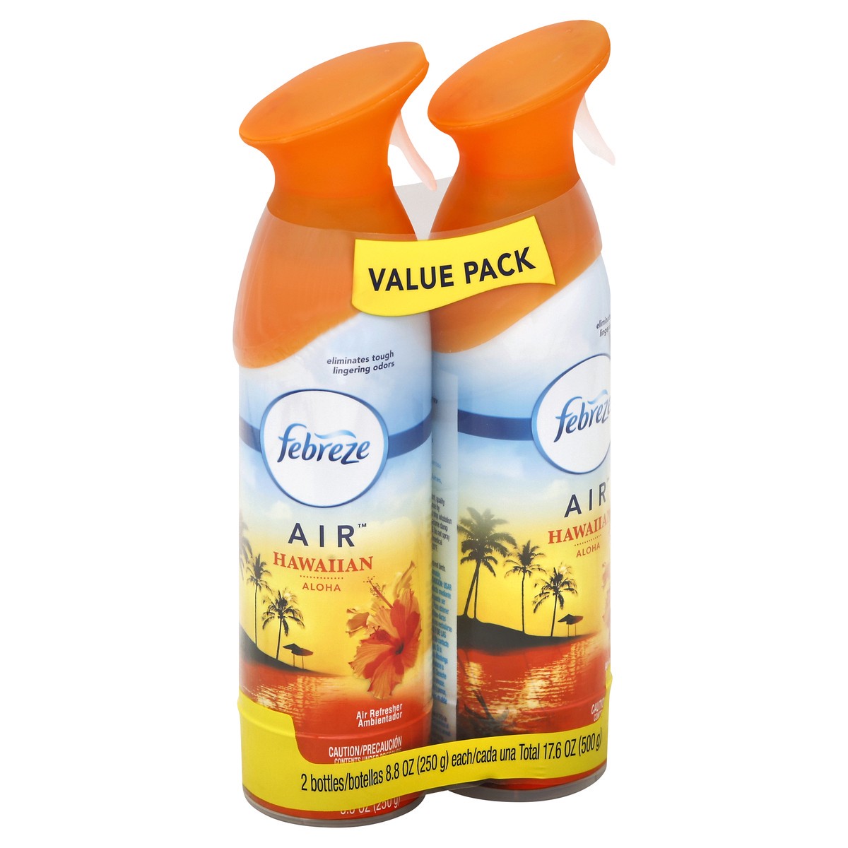 slide 3 of 3, Febreze Air Freshener Spray, Odor-Fighting Room Spray, Hawaiian Aloha Scent, 8.8oz, 2 Count, 2 ct