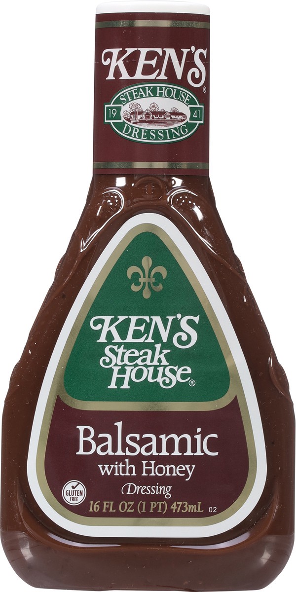 slide 6 of 12, Ken's Steak House Balsamic with Honey Dressing 16 fl oz, 16 fl oz