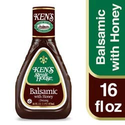 Ken's Steak House Balsamic with Honey Salad Dressing 16 fl oz