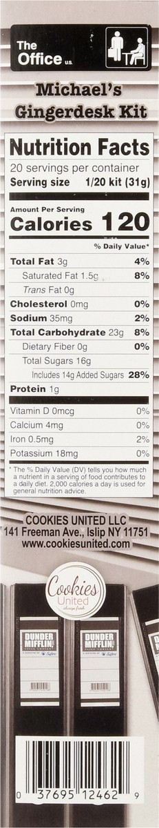 slide 7 of 13, Cookies United Michael''s Gingerdesk Kit 22 oz, 22 oz