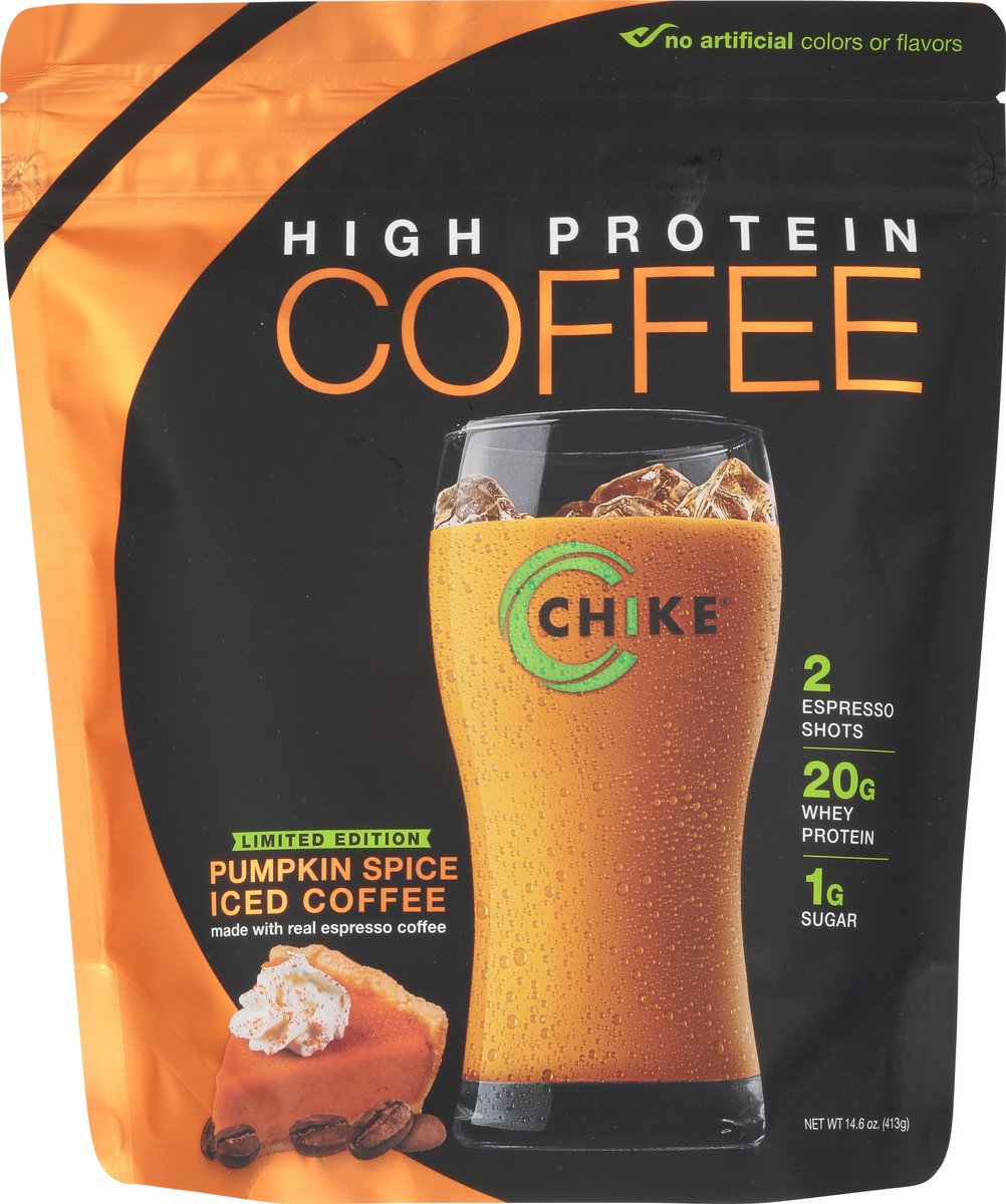 slide 9 of 9, Chike Pumpkin Spice High Protein Iced Coffee 14.6 oz, 14.6 oz