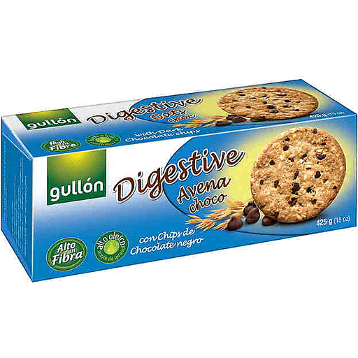 slide 1 of 1, Gullón Digestive Oats Choco Cookie, 15 oz