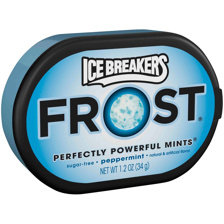 slide 1 of 1, Ice Breakers Frost Peppermint Sugar-Free Mints, 1.2 oz