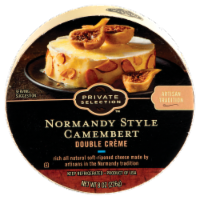 slide 1 of 1, Private Selection Double Creme Normandy Style Camembert, 8 oz