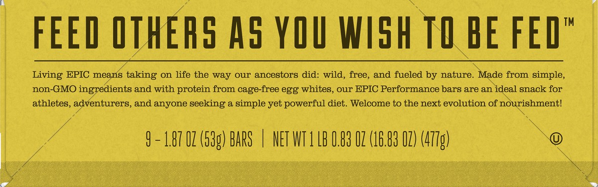 slide 2 of 12, Epic Lemon Performance Bar 9 ea, 9 ct