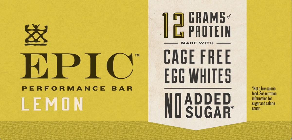 slide 1 of 12, Epic Lemon Performance Bar 9 ea, 9 ct