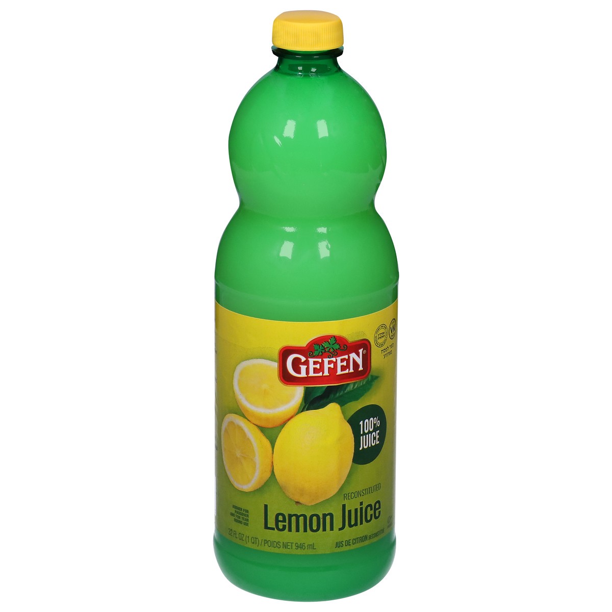 slide 7 of 9, Gefen Lemon Juice 100% - 32 fl oz, 32 fl oz