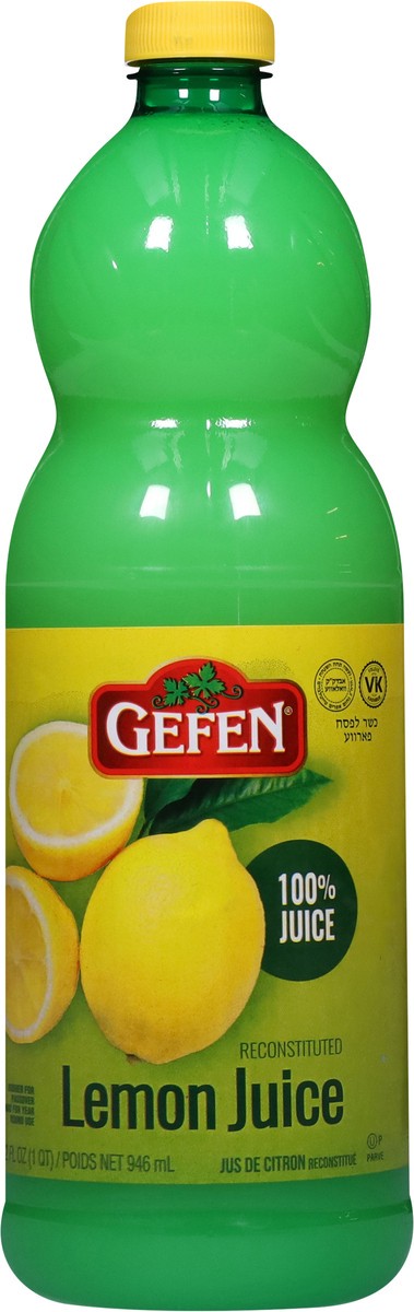 slide 9 of 9, Gefen Lemon Juice 100% - 32 fl oz, 32 fl oz