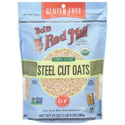 Bob's Red Mill Oats Stell Cut Gluten Free Organic