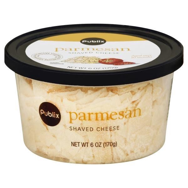 slide 1 of 1, Publix Cheese, Shaved, Parmesan, 6 oz