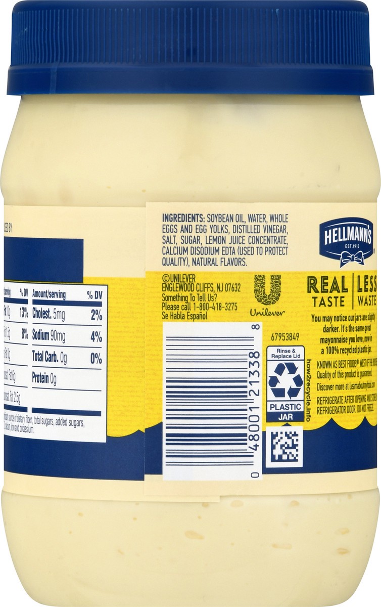 slide 12 of 12, Hellmann's Real Mayonnaise Real Mayo, 15 oz, 15 oz