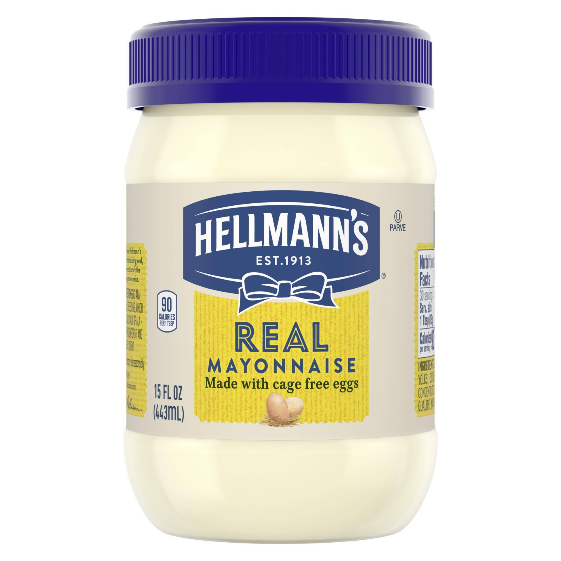 slide 1 of 5, Hellmann's Real Mayonnaise, 15 oz
