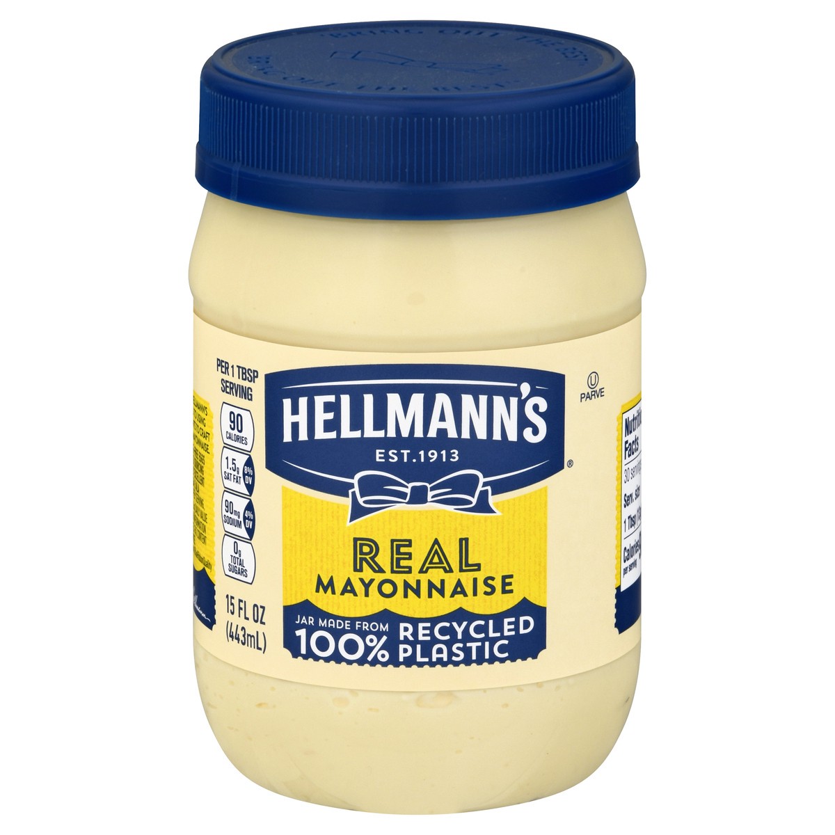 slide 1 of 12, Hellmann's Real Mayonnaise Real Mayo, 15 oz, 15 oz