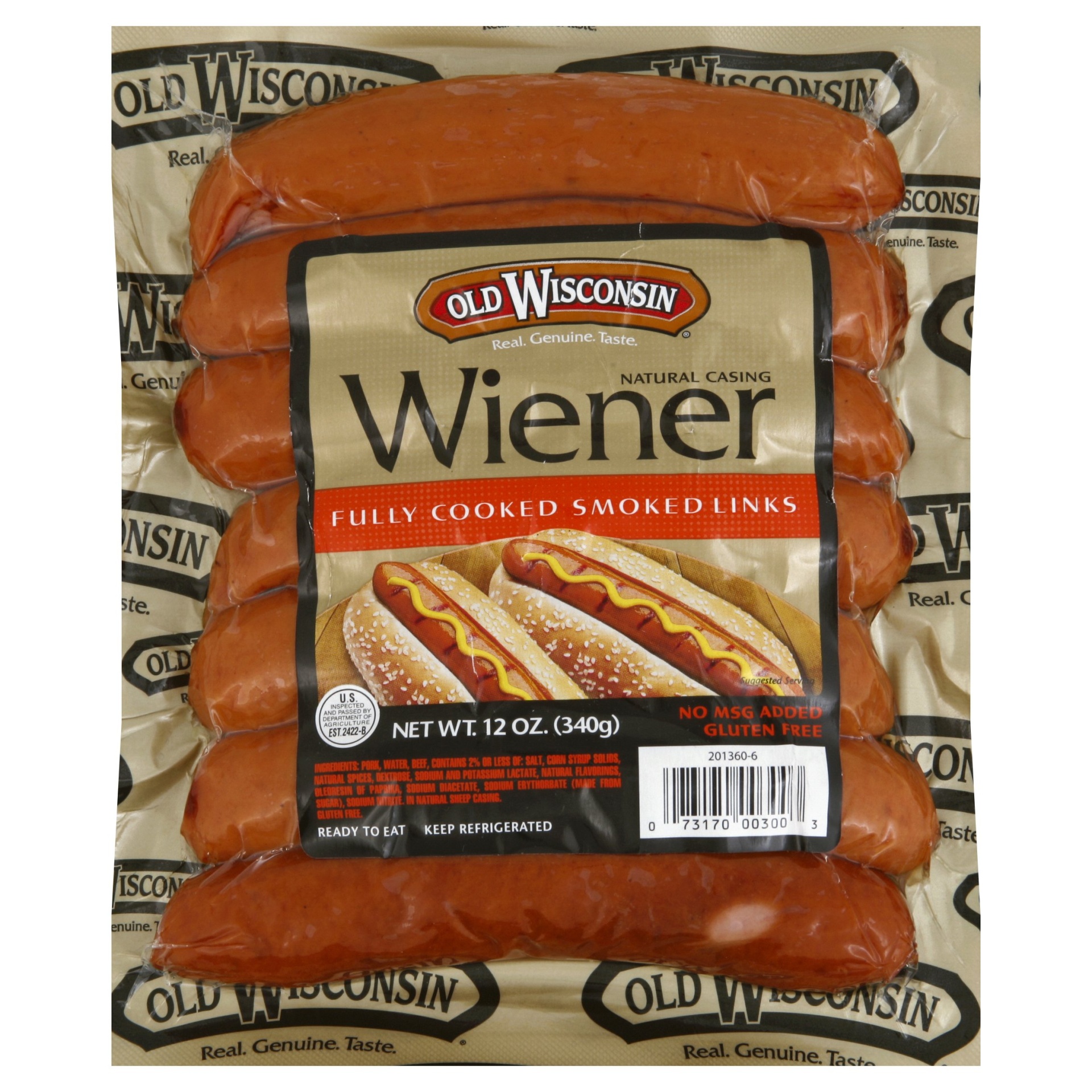 slide 1 of 1, Old Wisconsin Wiener 1 ea, 1 ea