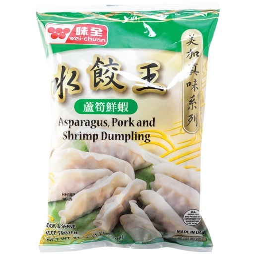 slide 1 of 1, Wei-Chunan Asparagus Pork And Shrimp Dumpling, 21 oz