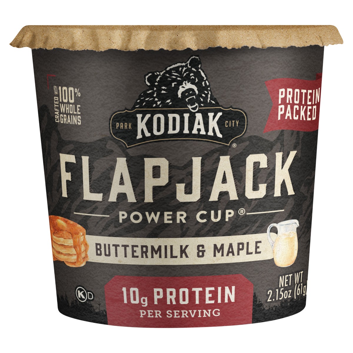 slide 1 of 4, Kodiak Cakes Flapjack Power Cup, Buttermilk & Maple, 2.15 oz, 2.15 oz