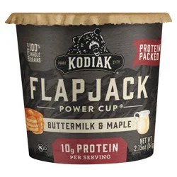 Kodiak Cakes Flapjack Power Cup, Buttermilk & Maple, 2.15 oz