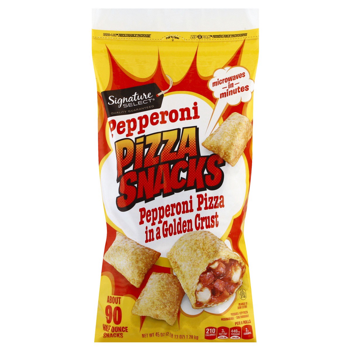 slide 1 of 5, The Snack Artist Pizza Rolls Pepperoni, 45 oz