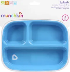 Munchkin Divided Plates 2 ea