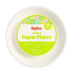 9 inch Coated Paper Plates