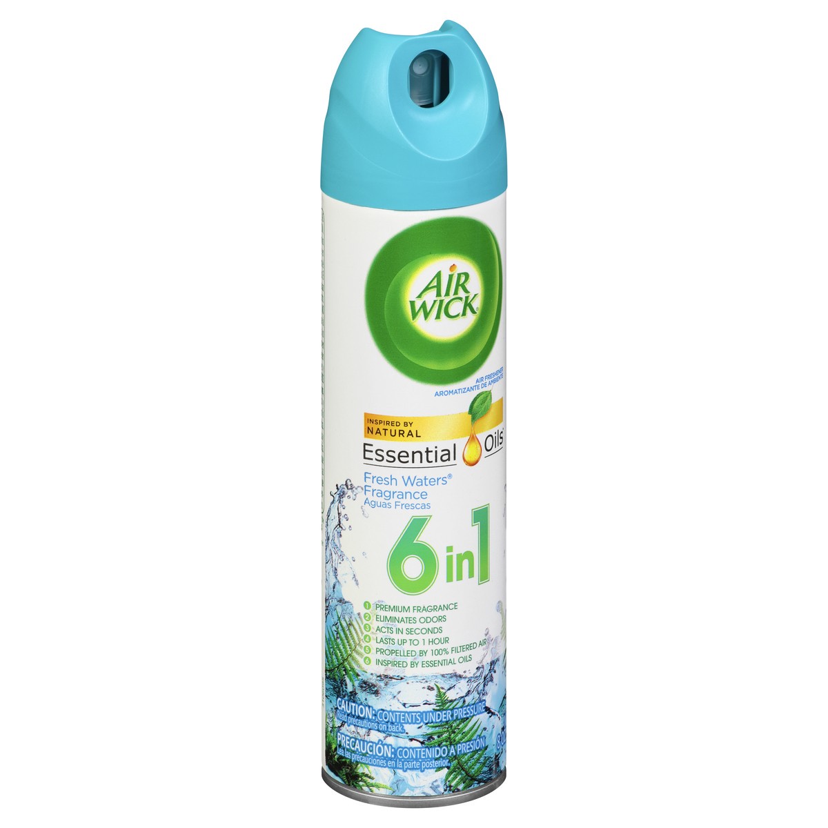 slide 2 of 9, Air Wick Airwick Fresh Waters Aerosol Air Freshener, 8 fl oz