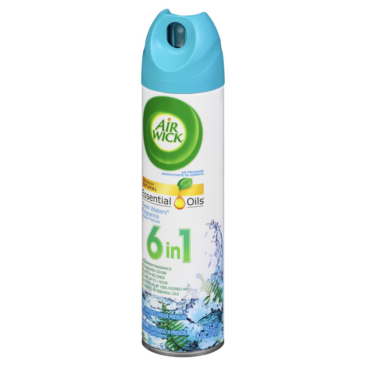 slide 3 of 9, Air Wick Airwick Fresh Waters Aerosol Air Freshener, 8 fl oz