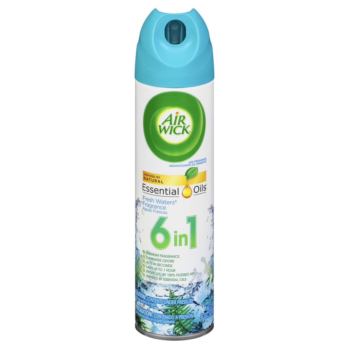 slide 1 of 9, Air Wick Airwick Fresh Waters Aerosol Air Freshener, 8 fl oz