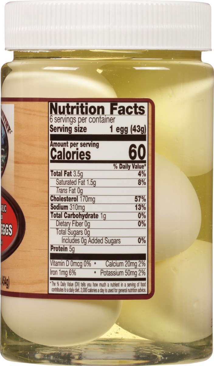 slide 4 of 9, Backroad Country Onion & Garlic Pickled Eggs 16 oz, 16 oz