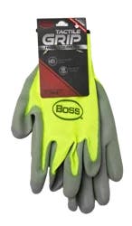 Boss High Visibility Large Tactile Grip Gloves