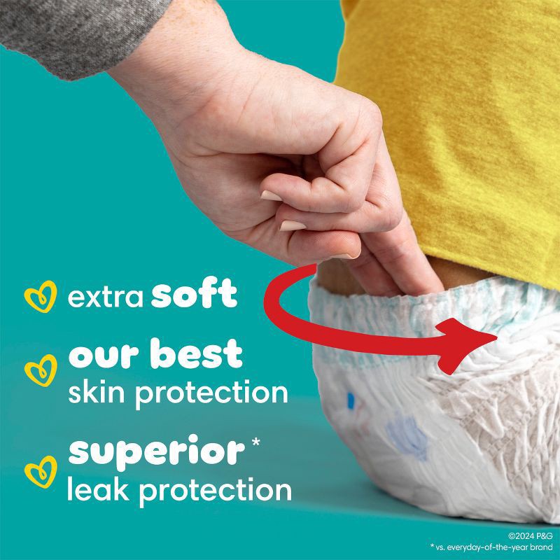 slide 2 of 12, Pampers Swaddler 360 Enormous Disposable Baby Diapers - Size 4 - 104ct, 104 ct
