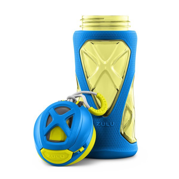 slide 7 of 8, ZULU Torque Tritan Plastic Water Bottle - Blue, 16 oz