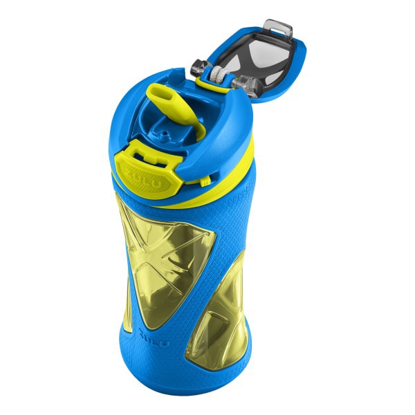 slide 6 of 8, ZULU Torque Tritan Plastic Water Bottle - Blue, 16 oz
