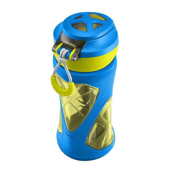 slide 8 of 8, ZULU Torque Tritan Plastic Water Bottle - Blue, 16 oz