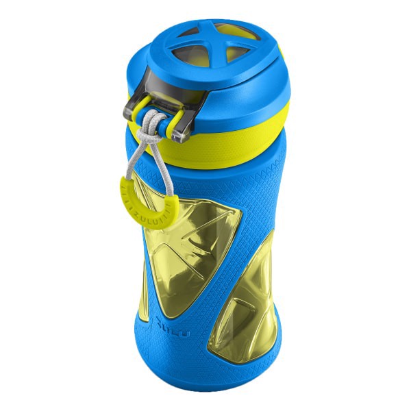 slide 5 of 8, ZULU Torque Tritan Plastic Water Bottle - Blue, 16 oz