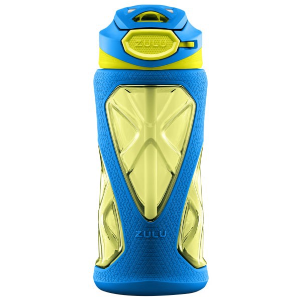 slide 3 of 8, ZULU Torque Tritan Plastic Water Bottle - Blue, 16 oz